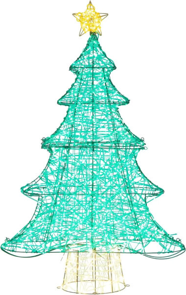 Lichterbaum mit Lichterkette + Stern