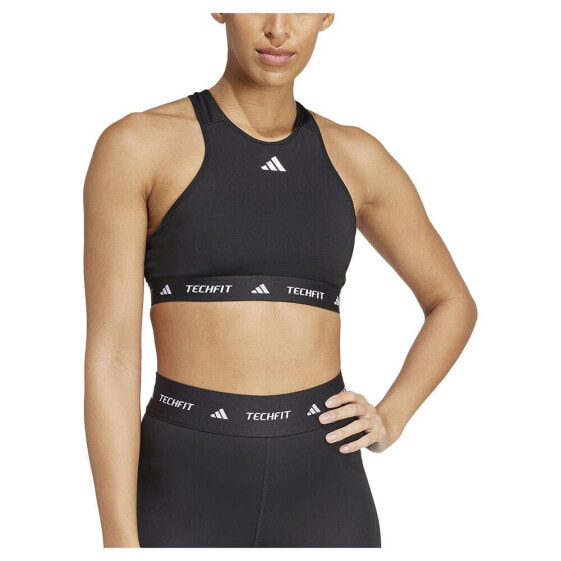 ADIDAS Techfit High Neck sports bra medium support