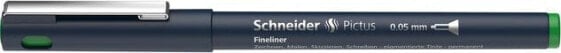 Schneider fineliner permanentny Pictus 0,5 mm stal nierdzewna zielona