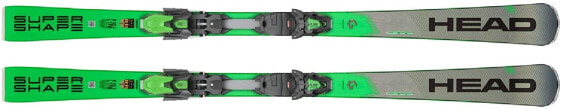 HEAD Men's Ski i.Supershape Magnum Grey/Green PRD 12 GW Binding