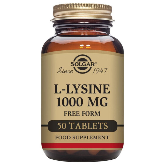 SOLGAR L-Lysine 1000mgr 50 Units