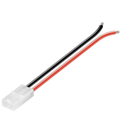 Wentronic Tamiya Battery Connection Cable - Straight - Female - Black - Red - RoHS Directive 2011/65/EU [OJEU L174/88-110 - 1.07.2011] - 1 pc(s)