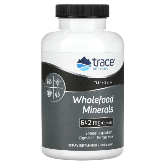 Витаминно-минеральный комплекс Trace Minerals® TM Ancestral Wholefood Minerals 642 мг 180 капсул