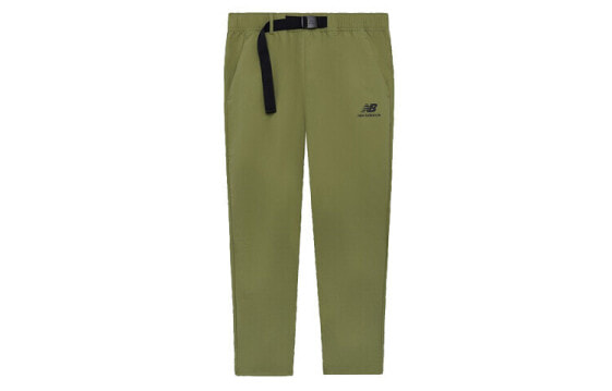 Спортивные брюки New Balance AMP03317-OV, мужские, зеленые