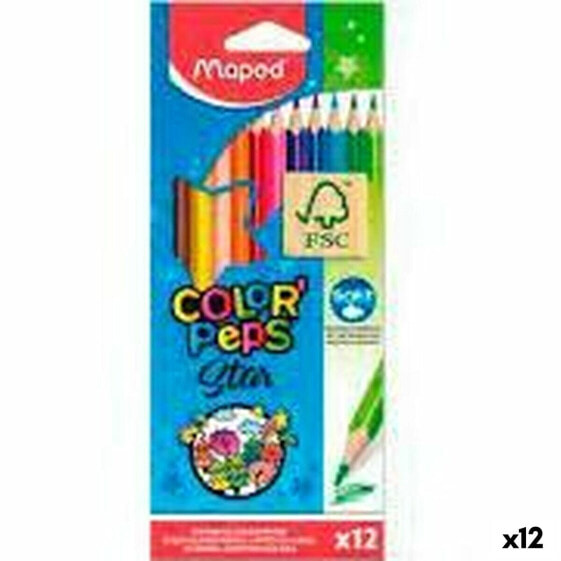 Цветные карандаши MAPED Color' Peps Star Разноцветные 12 штук