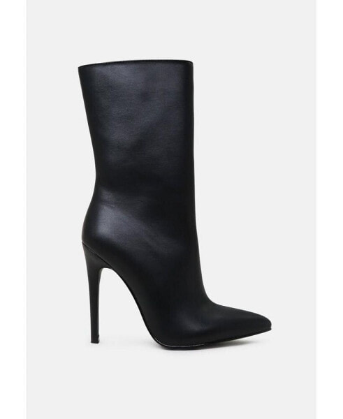 micah pointed toe stiletto high ankle boots