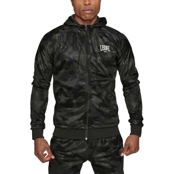 LEONE1947 Camoblack Full Zip Sweatshirt