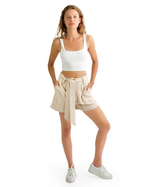 Women Limitless Belted Shorts