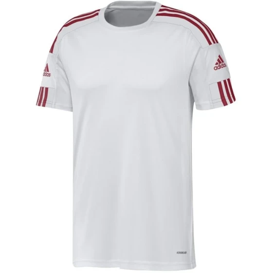 Мужская футболка спортивная белая для футбола The adidas Squadra 21 JSY M GN5725 football shirt