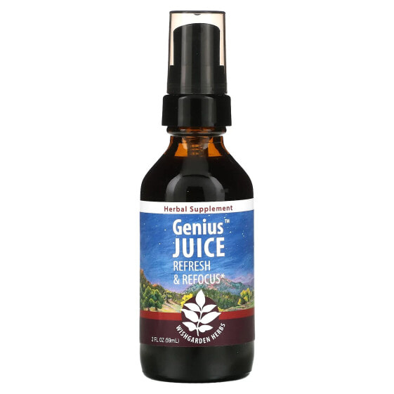 Genius Juice, Refresh & Refocus, 2 fl oz (59 ml)