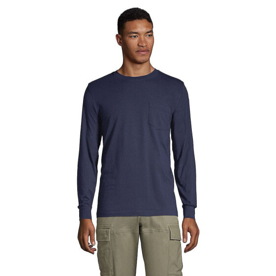 Men's Super-T Long Sleeve T-Shirt with Pocket