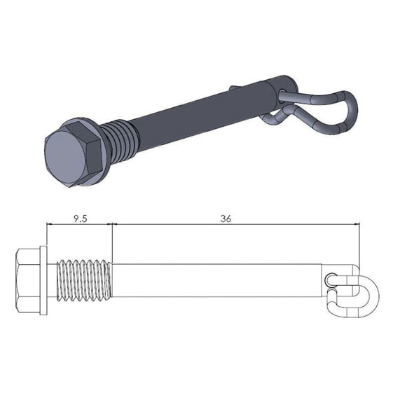 MOTO-MASTER Husqvarna/KTM 213042 Brake Pad Pin