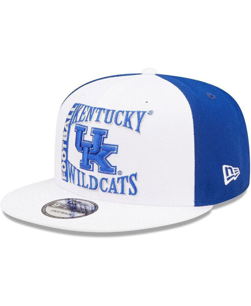 Men's White, Blue Kentucky Wildcats Retro Sport 9FIFTY Snapback Hat