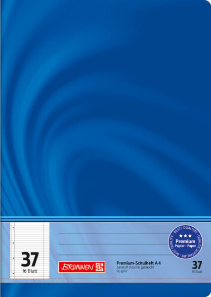 Brunnen 10-44 737 02 - Blue - 16 sheets - Lined paper - A4 - 90 g/m² - FSC