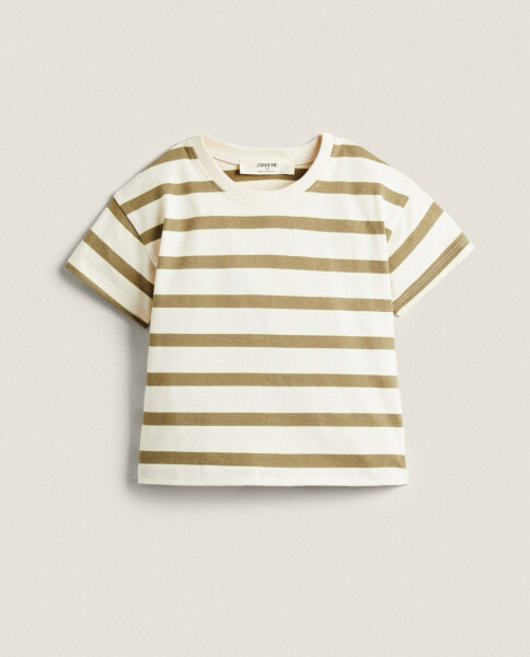 Children’s striped cotton beach t-shirt