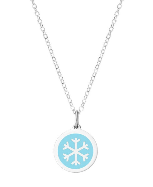 Auburn Jewelry mini Snowflake Necklace in Sterling Silver