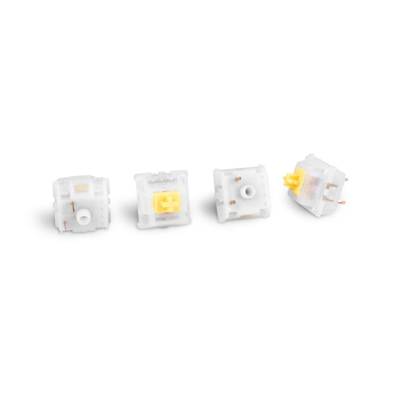 Sharkoon Linear Gateron CAP MILKY YELLOW - Keyboard switches - White - Yellow