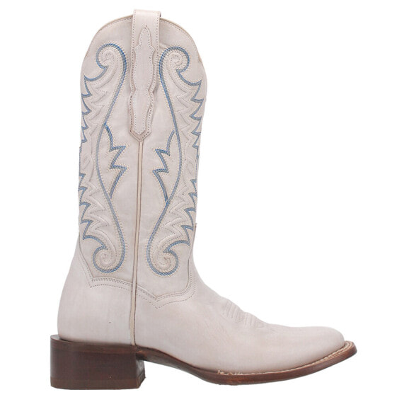 Dan Post Boots Sugar Square Toe Cowboy Womens White Casual Boots DP4999-100