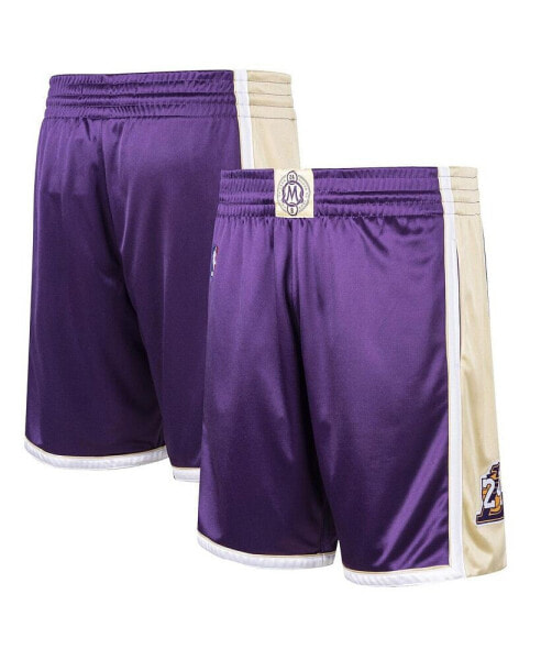 Men's Kobe Bryant Purple Los Angeles Lakers Hall of Fame Class of 2020 Authentic Hardwood Classics Shorts
