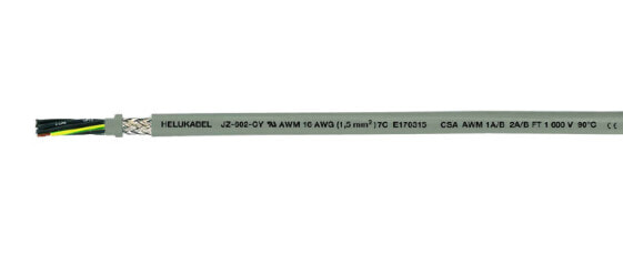 Helukabel JZ-602-CY - Low voltage cable - Grey - Polyvinyl chloride (PVC) - Polyvinyl chloride (PVC) - Cooper - 7G2.5