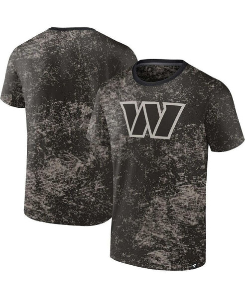 Men's Black Washington Commanders Shadow T-shirt