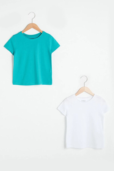 Kız Çocuk Optik Beyaz R9K T-Shirt