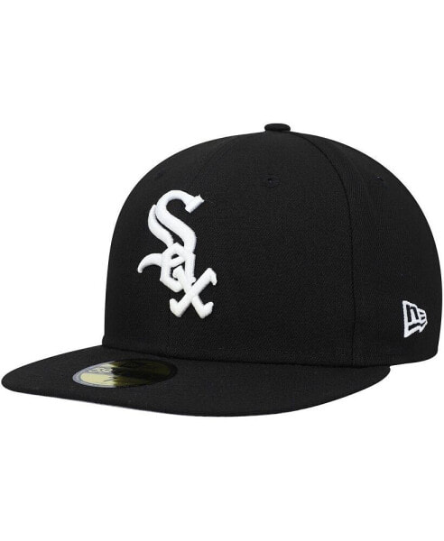 Men's Black Chicago White Sox Authentic Collection Replica 59FIFTY Fitted Hat