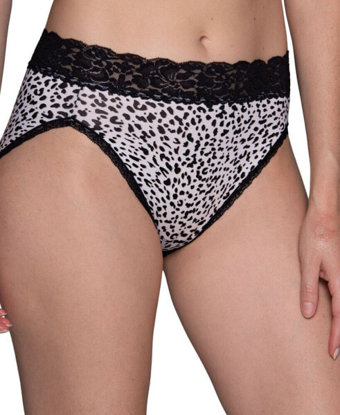 Women's Flattering Lace Hi-Cut Panty Underwear 13280, extended sizes available