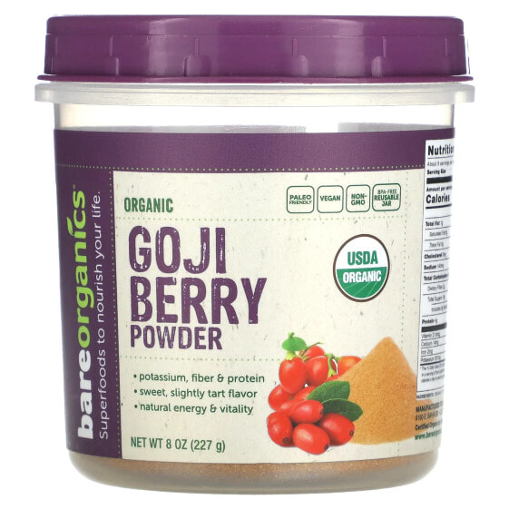 Organic Goji Berry Powder, 8 oz (227 g)