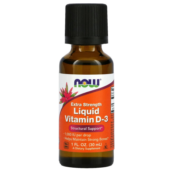 Liquid Vitamin D-3, Extra Strength, 1,000 IU, 1 fl oz (30 ml)