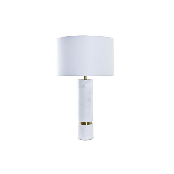Настольная лампа декоративная DKD Home Decor Позолоченный Белый Металл Мрамор 220 V 50 W 41 x 41 x 76 см