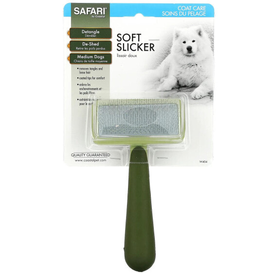 Расческа для собак Safari Soft Slicker Brush для средних пород, 1 шт.