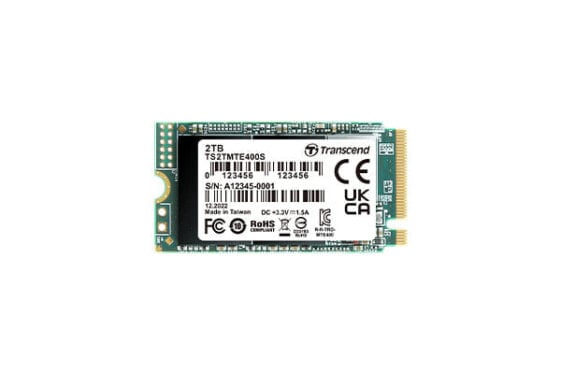 Transcend SSD 2TB M.2 MTE400S 2242 PCIe Gen3 x4 NVMe