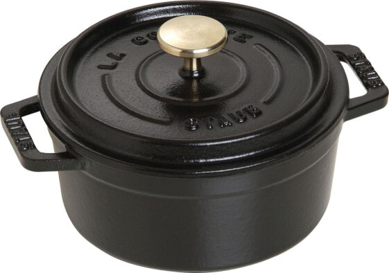 STAUB Garnek STAUB żeliwny okrągły 400 ml czarny uniwersalny