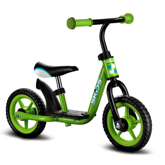 Детский велосипед BB Home Skids Control Зеленый сталь подставка для ног