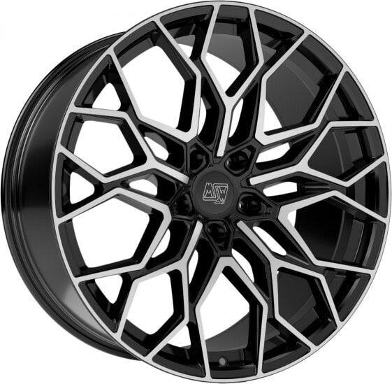 MSW MSW 51 gloss black full polished 9x20 ET50 - LK5/112 ML73.1