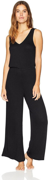 Eberjey 265971 Women's Elon Relaxed Jumpsuit Black Size Large