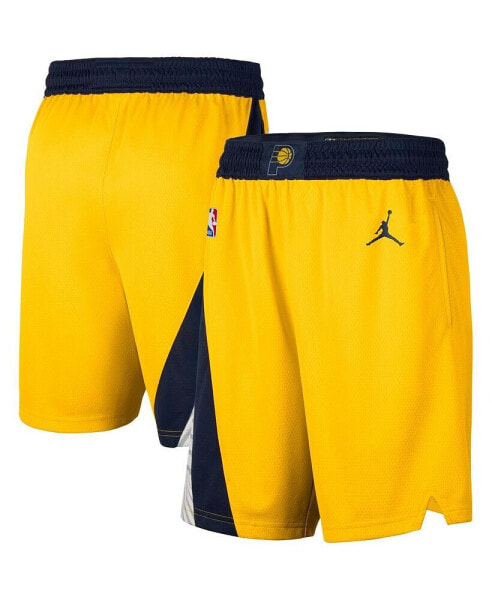 Men's Gold 2019/20 Indiana Pacers Icon Edition Swingman Shorts