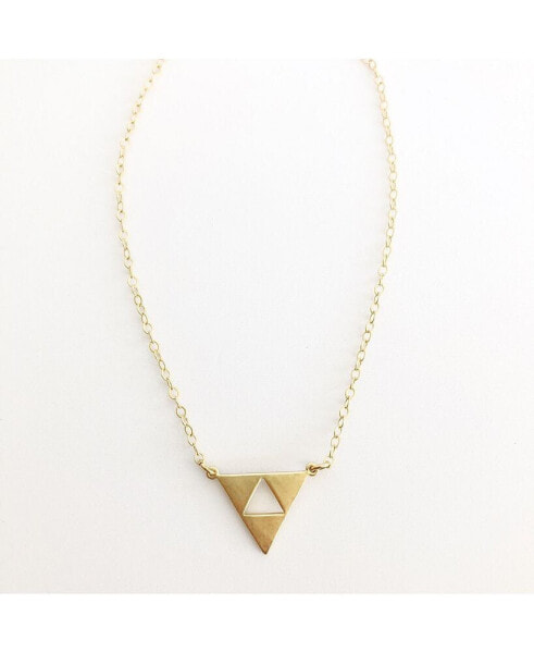 Sanctuary Project by sanctuaire triangle Necklace Gold