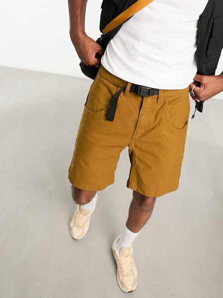 Kavu Seaboard shorts in brown stripe