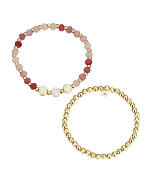 Браслет Unwritten Pink Quartz Beaded Stretch