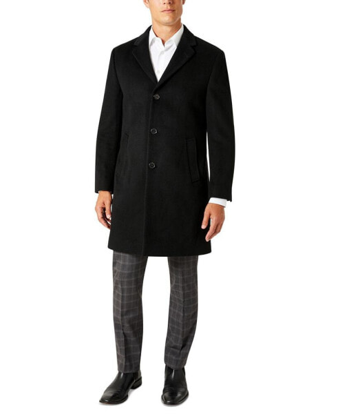 Men's Single-Breasted Classic Fit Overcoat