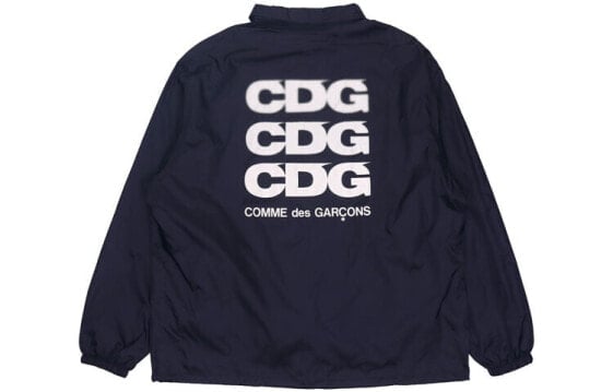 Куртка узкая мужская CDG Logo SZ-J004-051-2