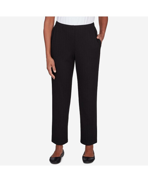 Petite Opposites Attract Pull On Ribbed Pant