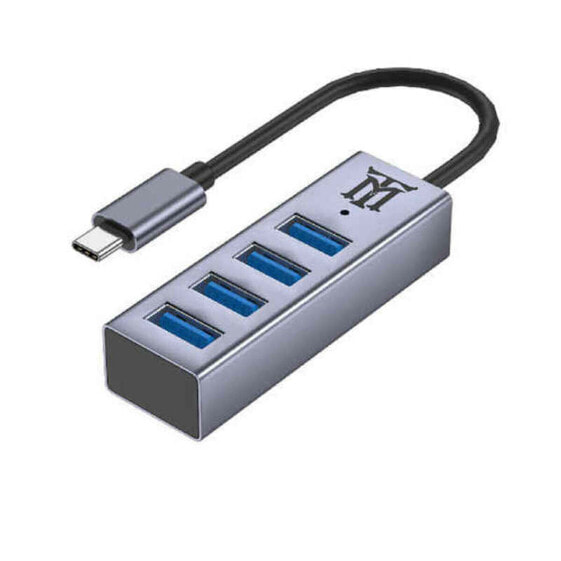 USB-разветвитель Maillon Technologique MTHUB4 HDMI USB-C USB 3.0 USB 3.2 USB A 3.2 Gen 1 (3.1 Gen 1) x 4