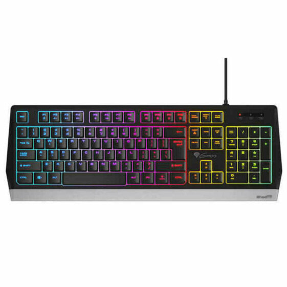 Игровая клавиатура Gaming Natec RHOD 300 RGB RGB QWERTY Чёрный