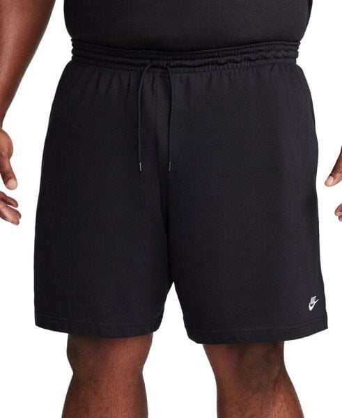 Men's Club Relaxed-Fit Logo Embroidered Shorts, Regular & Big & Tall