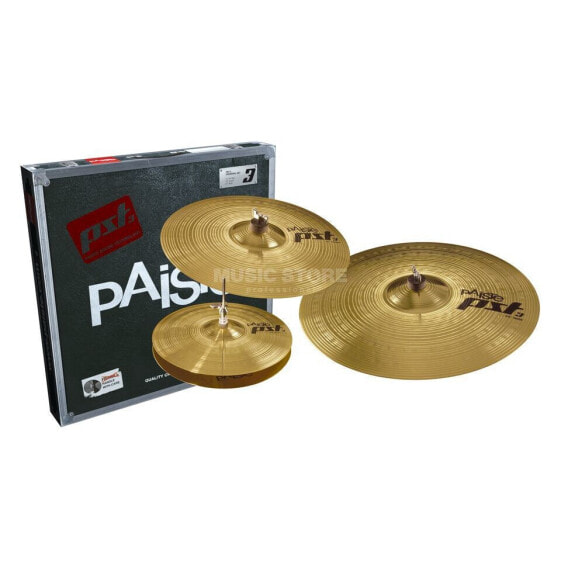 Paiste PST3 Cymbal Set "Universal" 20" Ride, 16" Crash, 14" HiHat