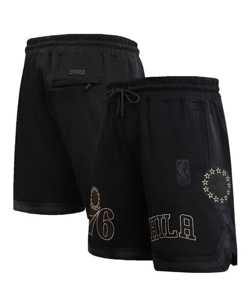 Men's Black Philadelphia 76ers Shorts