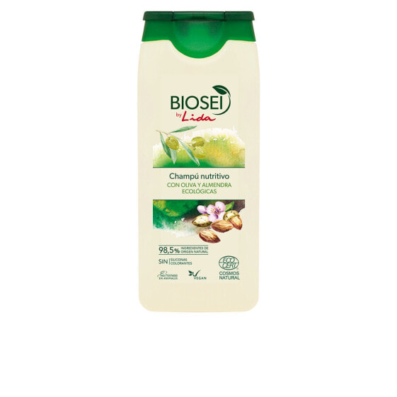 Lida Biosei Olive & Almond Shampoo Натуральный шампунь с маслами миндаля и оливы 500 мл